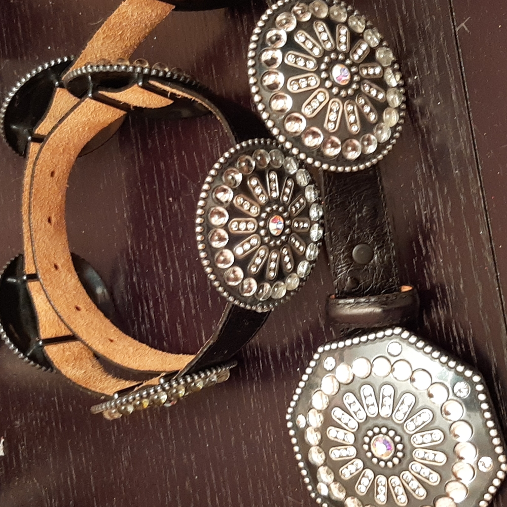 Tony Lama crystal belt